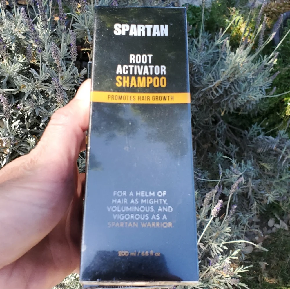 SPARTAN HAIR GROWTH FORMULA SHAMPOO TWO (2) BOTTLES SEALED. NIB. NWT.